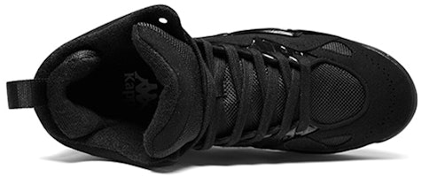 (W) Kappa Retro High-Top Basketball 'Negro Blanco' K0965CC76-990 Order (W) Kappa Retro High-Top Basketball 'Negro Blanco' K0965CC76-990