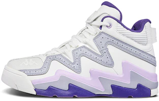 (Women) Kappa Retro High-Top Basketball 'White Grey Purple' K0965CC72D-012A (Women) Kappa Retro High-Top Basketball 'White Grey Purple' K0965CC72D-012A