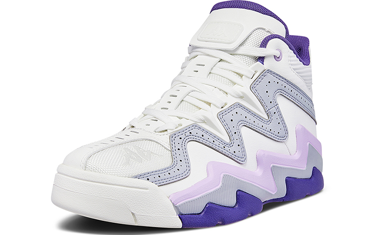 Order (W) Kappa Retro Hautes Basketball ''Blanc Gris Violet'' K0965CC72D-012A