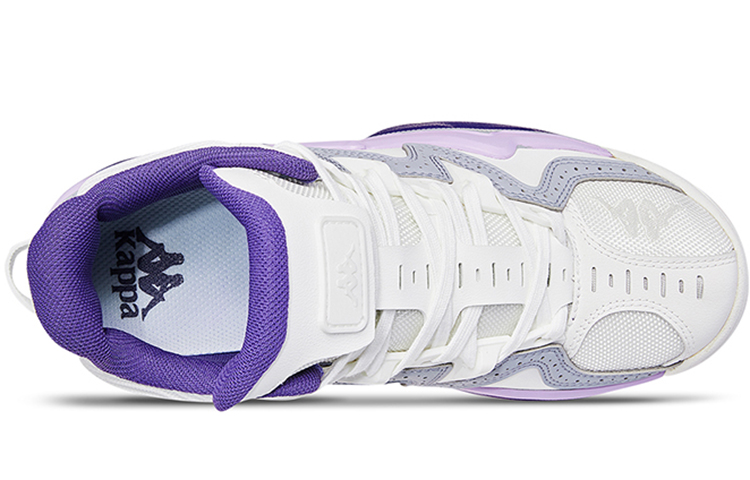 Shop (W) Kappa Retro Hautes Basketball ''Blanc Gris Violet'' K0965CC72D-012A