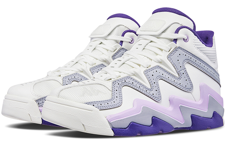 Purchase (W) Kappa Retro Hautes Basketball ''Blanc Gris Violet'' K0965CC72D-012A