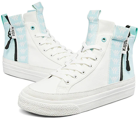 (W) Kappa Retro Hoge Sneakers ''Wit Groen'' K09Y5CC47-012C Shop (W) Kappa Retro Hoge Sneakers ''Wit Groen'' K09Y5CC47-012C