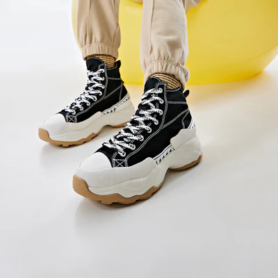 (W) Kappa Retro High ''Schwarzer Komfort'' K0D65VS27-990 Cheap (W) Kappa Retro High ''Schwarzer Komfort'' K0D65VS27-990