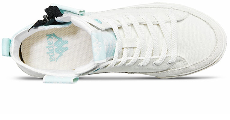 (Women) Kappa Retro High-Top Sneaker 'White Green' K09Y5CC47-012C Details for (Women) Kappa Retro High-Top Sneaker 'White Green' K09Y5CC47-012C