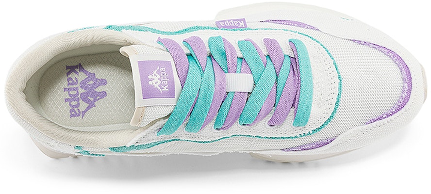 (W) Sepatu Lari Rendah Kappa Retro 'Putih Korea/Biru Toska' K0D45MM14-012B Lookbook (W) Sepatu Lari Rendah Kappa Retro 'Putih Korea/Biru Toska' K0D45MM14-012B