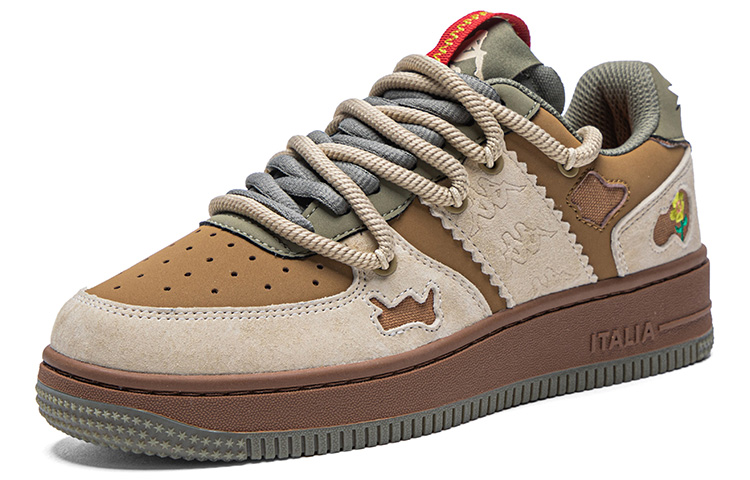 Lookbook (W) Kappa Retro Low 'Coklat Latte/Abu Semen' K0D85CC33CJ-6512