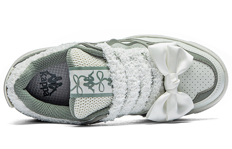 Shop Kappa 復古百搭耐磨透氣 馬卡龍鞋 低筒 板鞋 女款 山巒綠