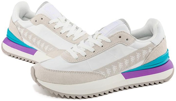 (W) Kappa Retro Low 'Putih Ungu' K0CY5MM92-012A Lookbook (W) Kappa Retro Low 'Putih Ungu' K0CY5MM92-012A