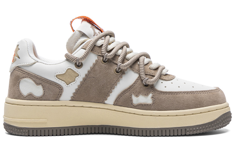 (W) Kappa Retro Patchwork Low 'Winter White/Oxford Brown' 圖 2