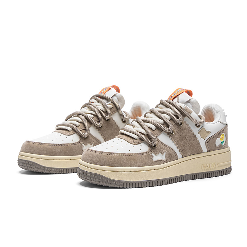 (W) Kappa Retro Patchwork Low 'Winter White/Oxford Brown' 圖 7