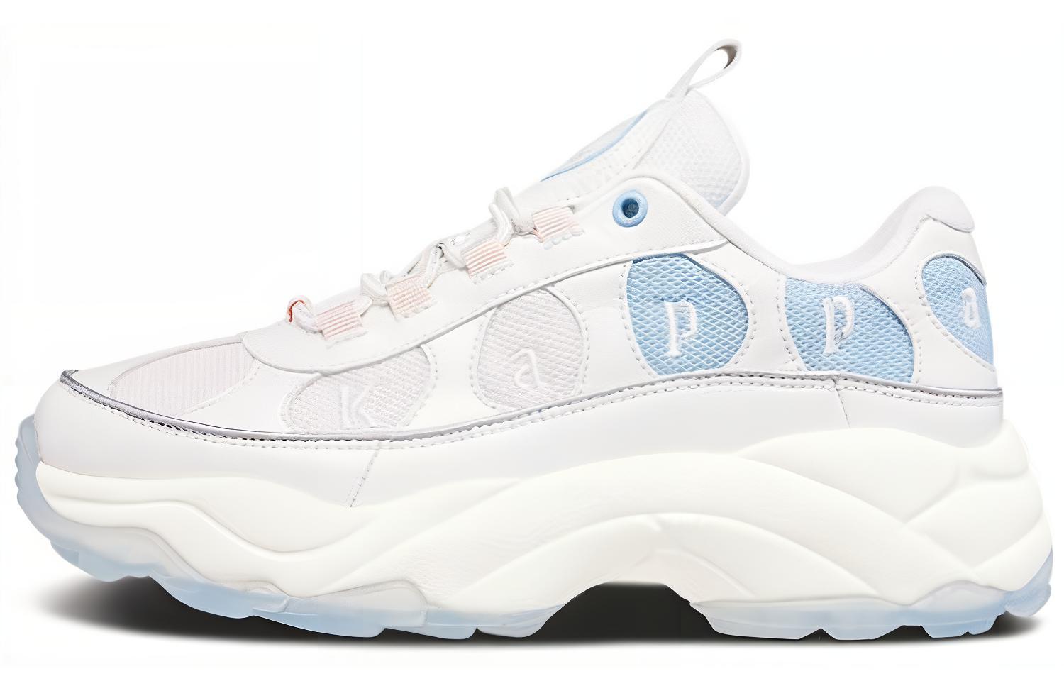 (W) Kappa Retro Running Sneakers 'White Blue'