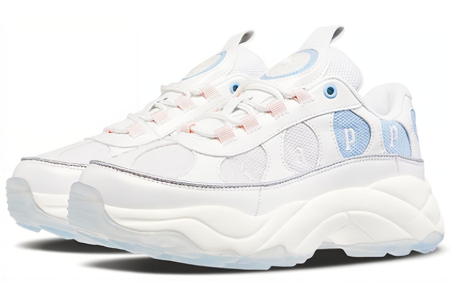 (W) Kappa Retro Running Sneakers 'White Blue' 圖 3