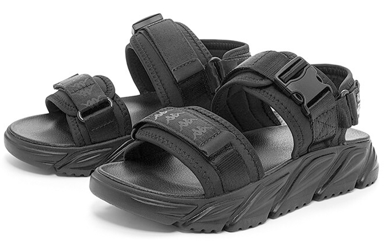 Order (W) Sandal Kappa 'Hitam Kasual Pantai' K0C45LL17-990