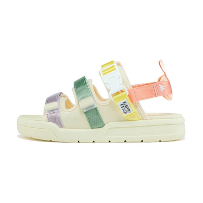 (W) Kappa Sandals 'White Pink Yellow'