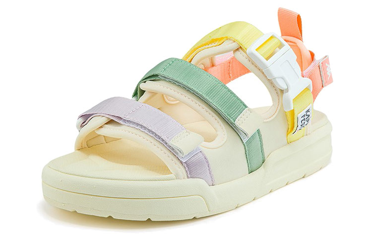 (W) Kappa Sandals 'White Pink Yellow' 圖 2