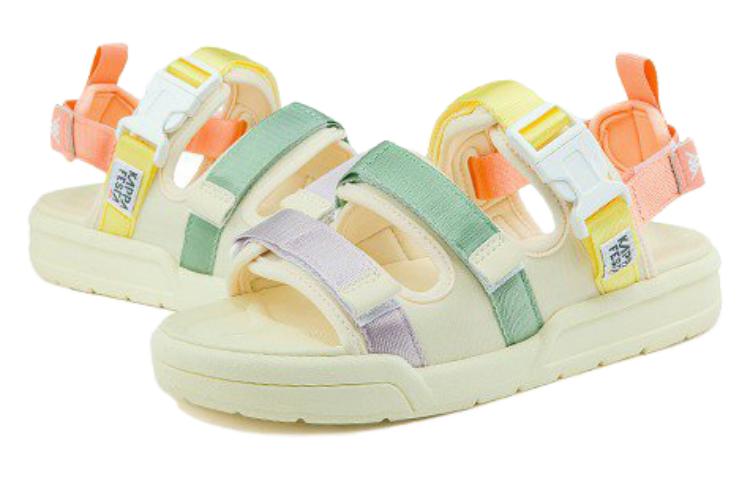 (W) Kappa Sandals 'White Pink Yellow' 圖 3