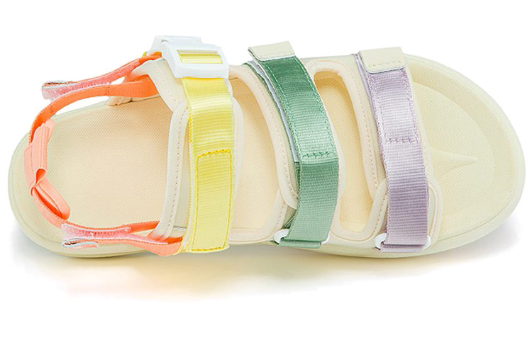 (W) Kappa Sandals 'White Pink Yellow' 圖 4