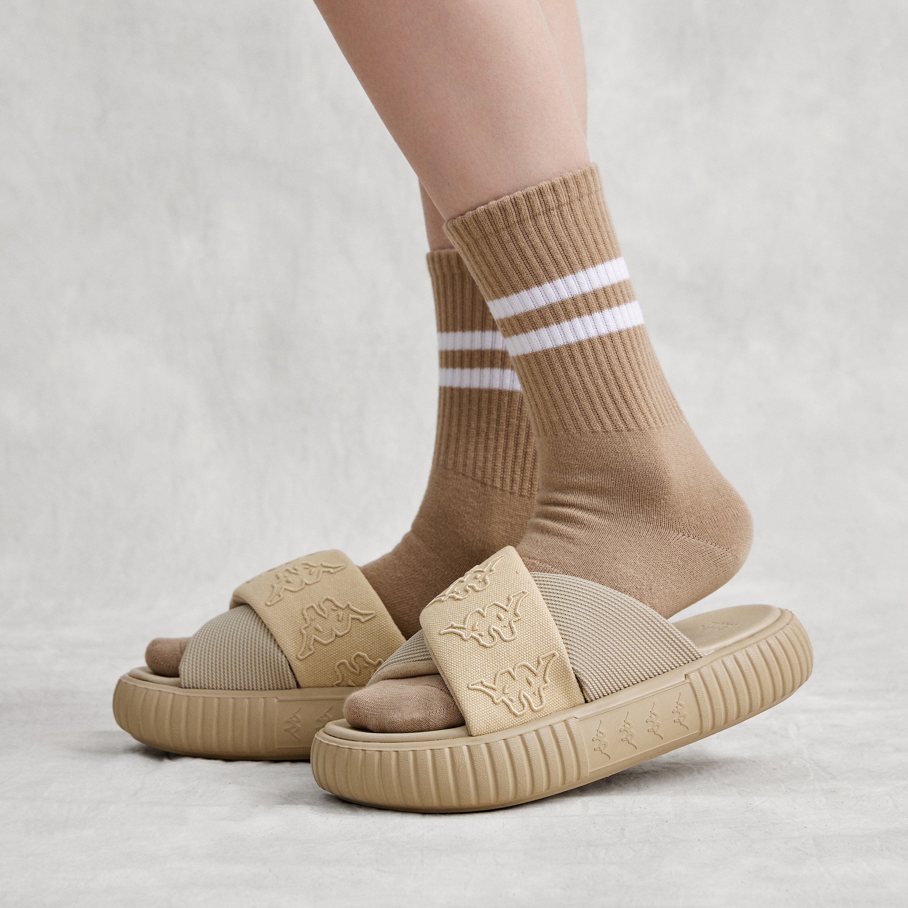 Cheap (W) Kappa Sandal 'Khaki Nyaman' K0E45LT11-602