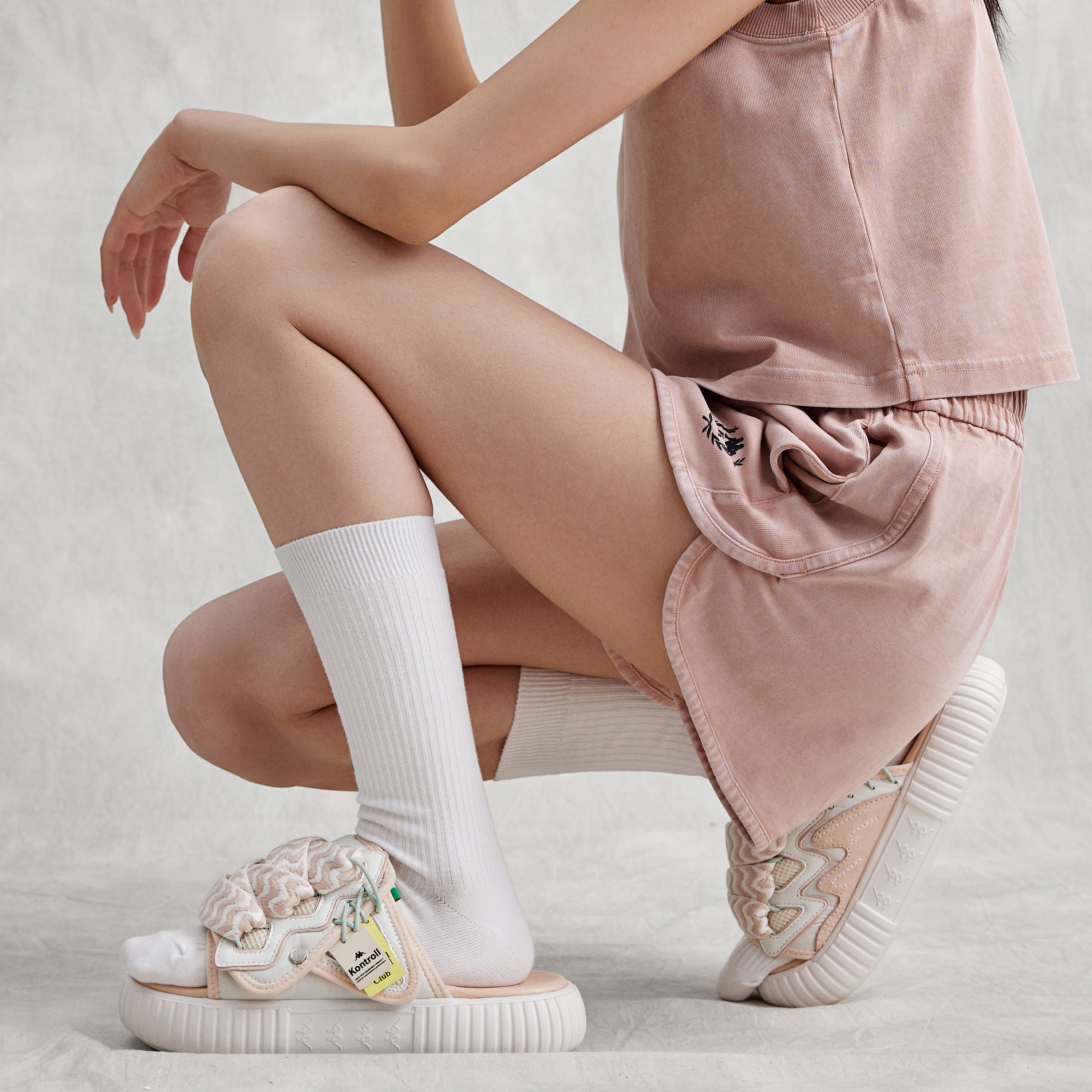 (W) Kappa Slide 'White Pink' 圖 10