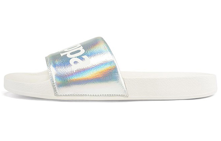 (W) Kappa Slides 'Silver Holographic'