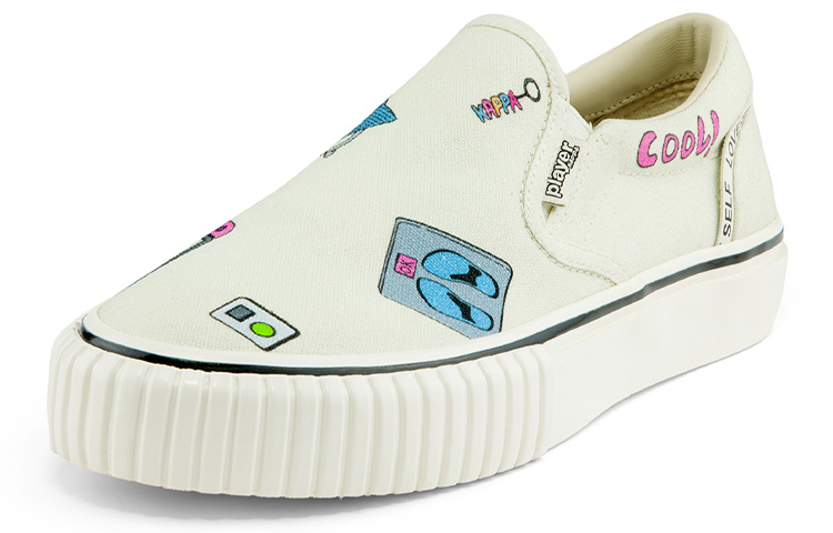 Order (W) Kappa Zhao Diyu x Player Series Slip-On in Tela ''Bianco'' K0B25VS13D-024