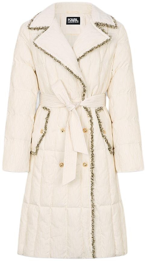 women-karl-lagerfeld-beige-down-coat-with-contrast-trim-and-double-breasted-design-e37-w1582