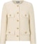 Order (Women) KARL LAGERFELD Beige Solid Color Long Sleeve Button-Up Jacket E37W1544