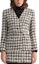 Shop (Women) KARL LAGERFELD Black & White Plaid Tweed V-Neck Jacket. E37W1541-191985
