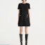 Lookbook (Women) KARL LAGERFELD Black Casual Short Sleeve Crew Neck Dress E36W1307