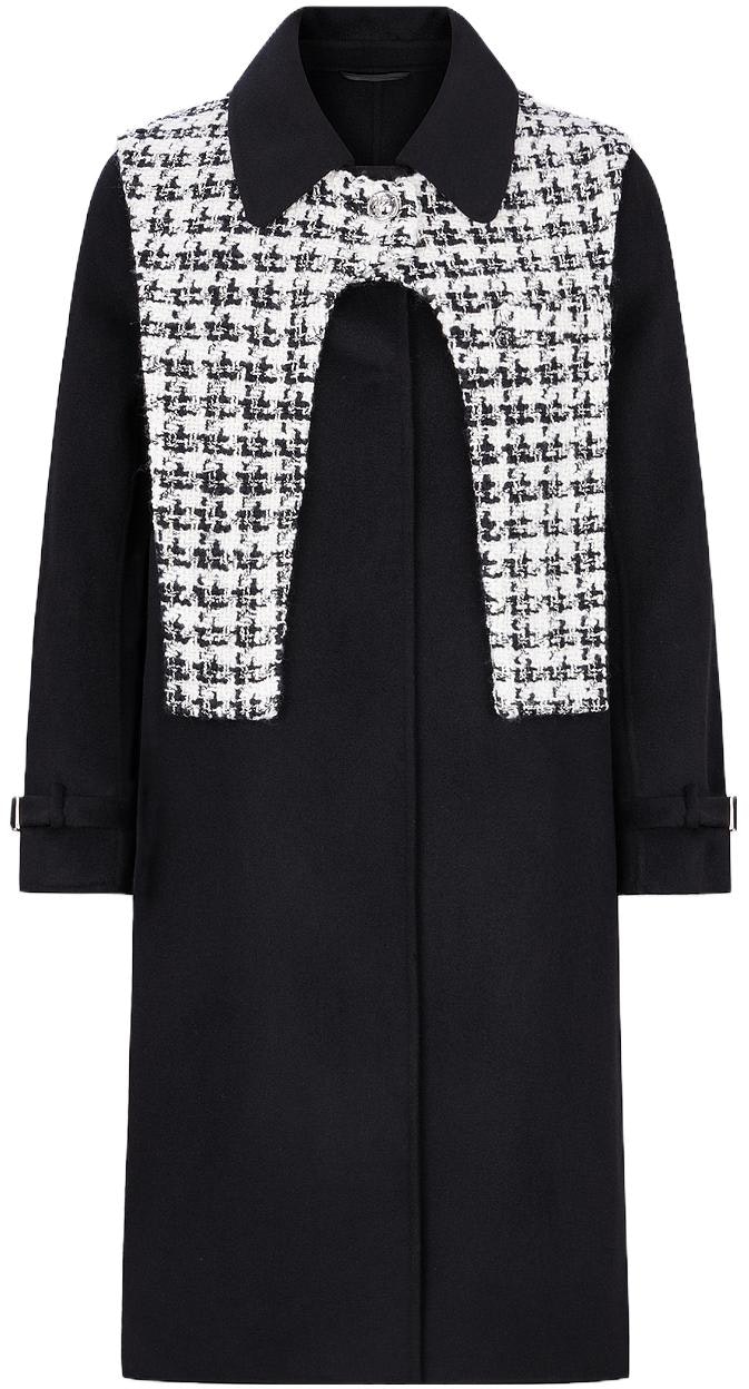 women-karl-lagerfeld-black-colorblock-long-sleeve-single-breasted-coat-e37-w1502