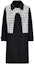Buy (Women) KARL LAGERFELD Black Colorblock Long Sleeve Single-Breasted Coat E37W1502