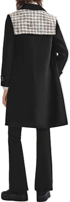 (Women) KARL LAGERFELD Black Colorblock Long Sleeve Single-Breasted Coat E37W1502 Shop (Women) KARL LAGERFELD Black Colorblock Long Sleeve Single-Breasted Coat E37W1502
