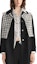 Details for (Women) KARL LAGERFELD Black Colorblock Long Sleeve Single-Breasted Coat E37W1502