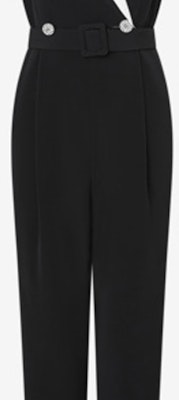 (W) KARL LAGERFELD Jumpsuit Hitam Double-Breasted Bergaya Moden. 221L1325 Sizing (W) KARL LAGERFELD Jumpsuit Hitam Double-Breasted Bergaya Moden. 221L1325