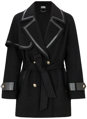 women-karl-lagerfeld-black-double-breasted-belted-patchwork-coat-e37-w1503