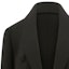 Sizing (Women) KARL LAGERFELD Black Double-Breasted Short Blazer with Notched Lapel 231L1435