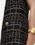 Sizing (Women) KARL LAGERFELD Black Gold Tweed Sleeveless Mini Dress SS24 E41W1315