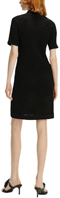 (Women) KARL LAGERFELD Black Knit Short Sleeve V-Neck Crystal Dress. 241L1327 Shop (Women) KARL LAGERFELD Black Knit Short Sleeve V-Neck Crystal Dress. 241L1327