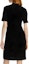 Purchase (Women) KARL LAGERFELD Black Knit Short Sleeve V-Neck Crystal Dress. 241L1327