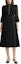 Lookbook (Women) KARL LAGERFELD Black Lace Pleated Midi Long Sleeve Casual Dress E36W1304