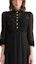 Details for (Women) KARL LAGERFELD Black Lace Pleated Midi Long Sleeve Casual Dress E36W1304
