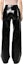 Shop (Women) KARL LAGERFELD Black Leather Pants with Zipper Pockets High-Street Style. 226W1003999