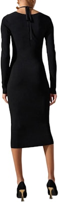 (Women) KARL LAGERFELD Black Long-Sleeve Midi Dress 235W1312999 Shop (Women) KARL LAGERFELD Black Long-Sleeve Midi Dress 235W1312999