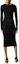 Shop (Women) KARL LAGERFELD Black Long-Sleeve Midi Dress 235W1312999