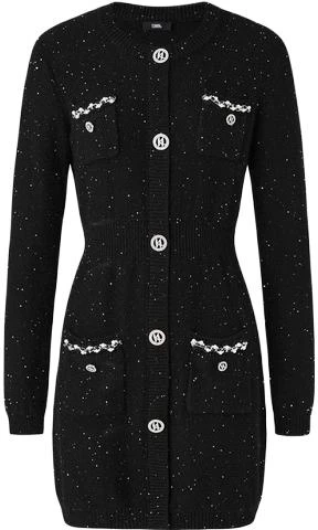 women-karl-lagerfeld-black-long-sleeve-casual-dress-with-button-detail-221-l2051