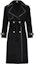 Order (Women) KARL LAGERFELD Black Long Sleeve Patchwork Overcoat Jacket. E37W1504999