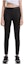 Shop (Women) KARL LAGERFELD Black Mid-Waist Straight Leather Pants Casual 203W1900