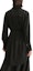 Shop (Women) KARL LAGERFELD Black Midi Belted Long-Sleeve Shirt Dress 236L1351