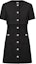 Order (Women) KARL LAGERFELD Black Midi Button-Up Short Sleeve Dress E41W1397