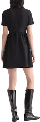 (W) KARL LAGERFELD Vestido Negro Midi Cuadrado Manga Corta SS24 Casual E32L1325-201413 Shop (W) KARL LAGERFELD Vestido Negro Midi Cuadrado Manga Corta SS24 Casual E32L1325-201413